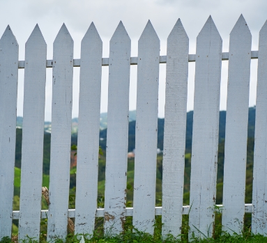 Wooden Slat Fencing